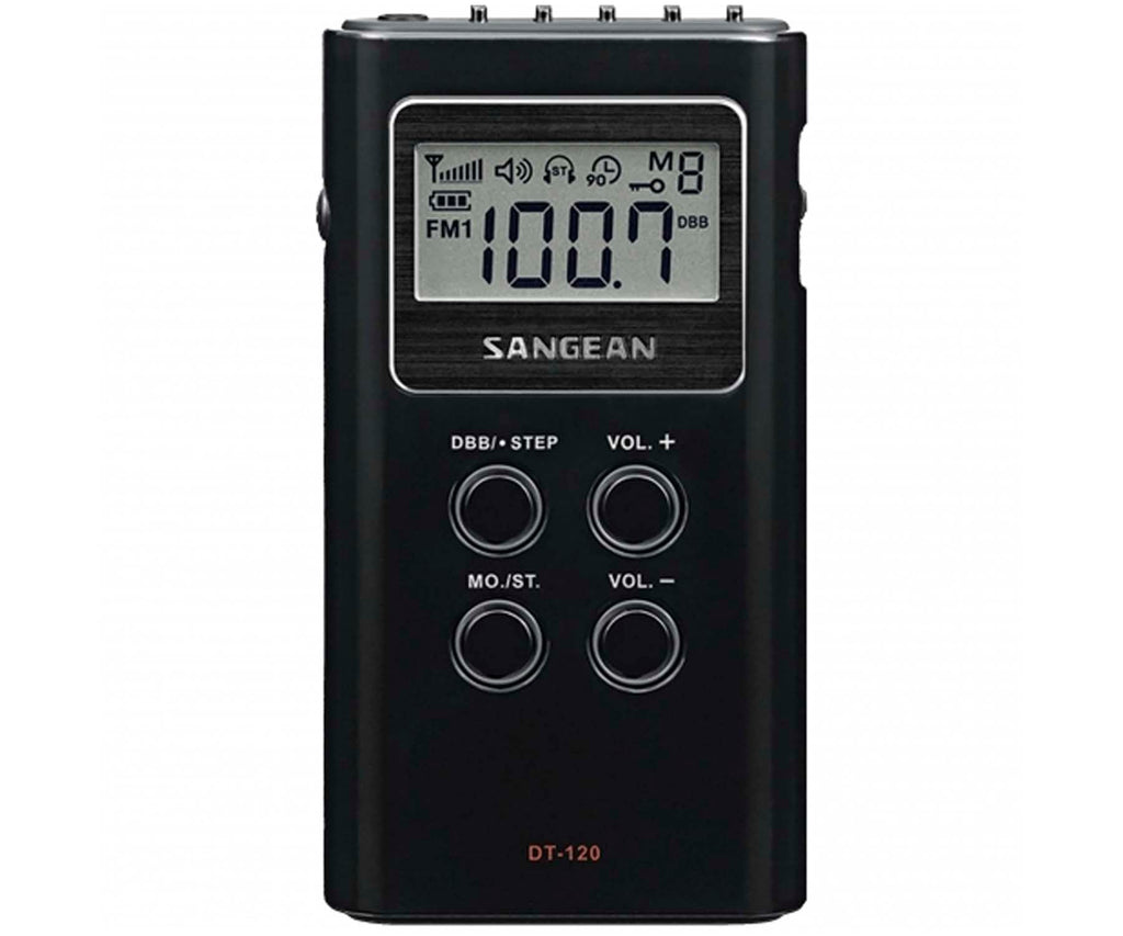 SANGEAN DT-120 NEGRO / RADIO PORTÁTIL - detalle