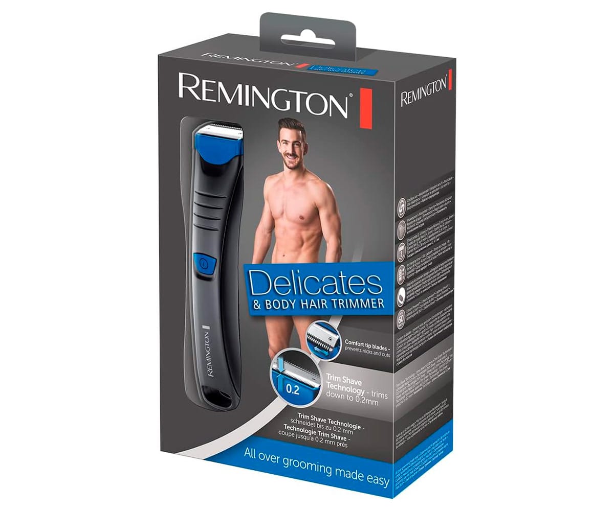 REMINGTON BHT250 DELICATES / AFEITADORA CORPORAL MASCULINA ESPECIAL ZONAS DELICADAS - detalle