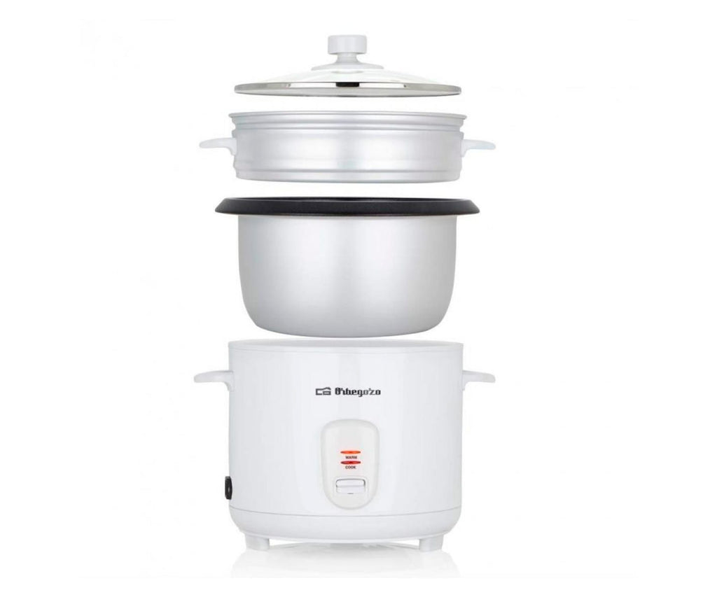 ORBEGOZO CO 3031 WHITE / COCEDOR DE ARROZ 700W 1.8L - detalle