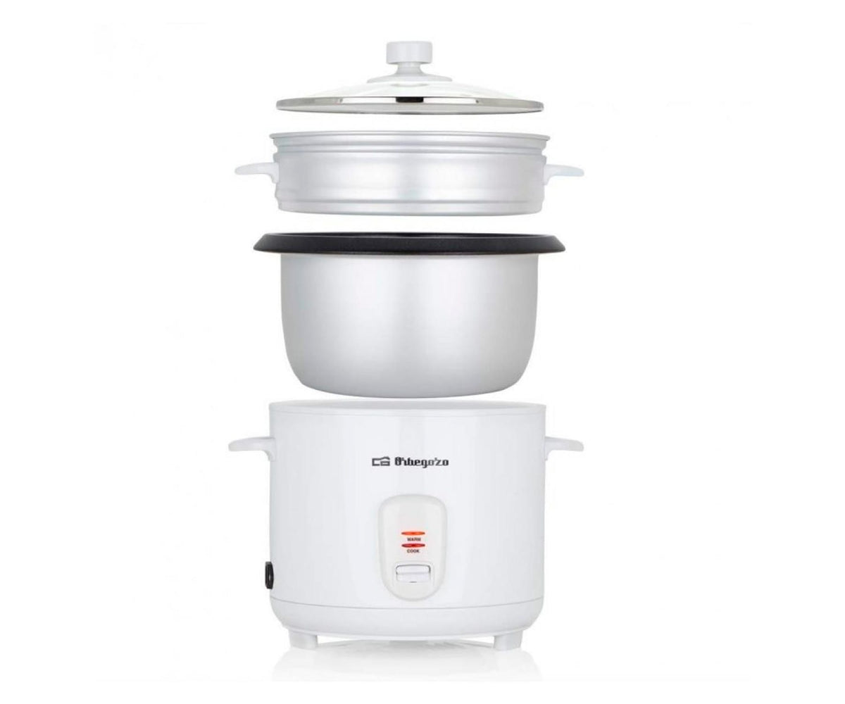 ORBEGOZO CO 3031 WHITE / COCEDOR DE ARROZ 700W 1.8L - detalle