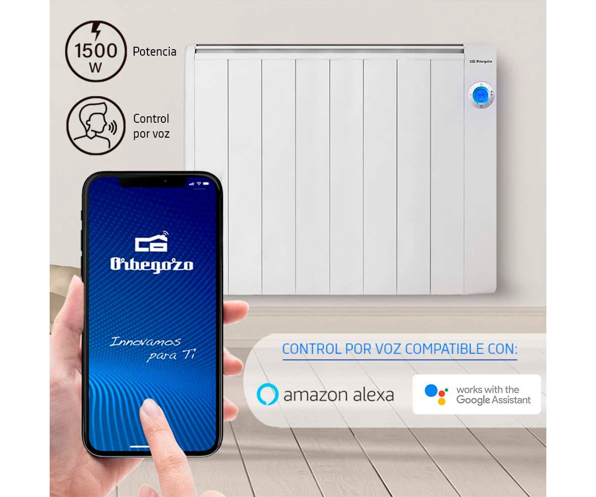 ORBEGOZO RRW-1500 / EMISOR TÉRMICO 1500W WIFI - detalle