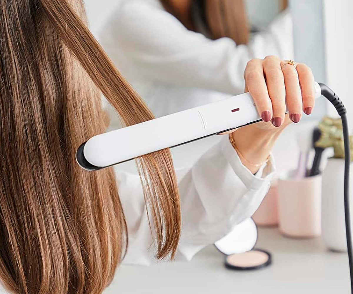 ROWENTA SF3210 BLANCO / PLANCHA DE PELO CERÁMICA 230ºC - detalle