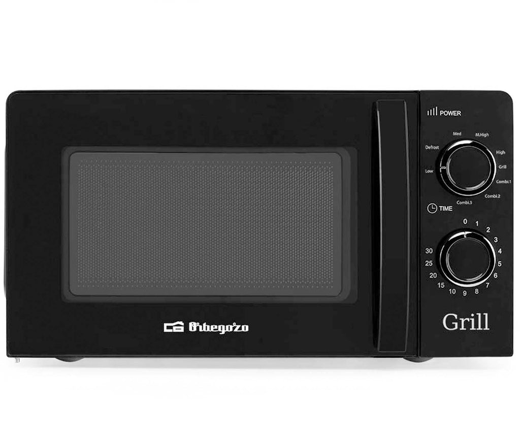 ORBEGOZO MIG2131 BLACK / MICROONDAS CON GRILL 700W 20L - detalle