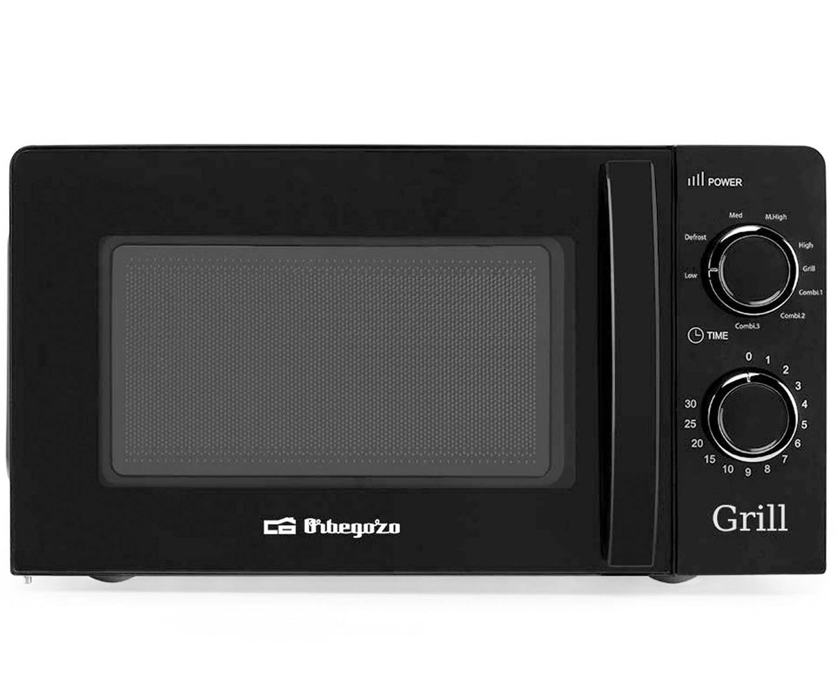 ORBEGOZO MIG2131 BLACK / MICROONDAS CON GRILL 700W 20L - detalle