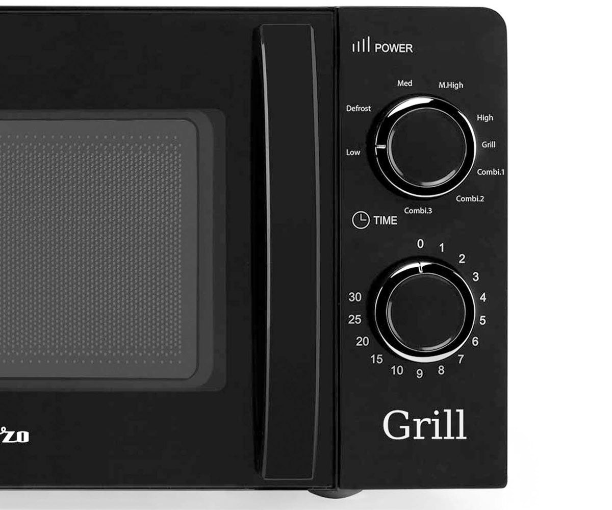 ORBEGOZO MIG2131 BLACK / MICROONDAS CON GRILL 700W 20L - detalle