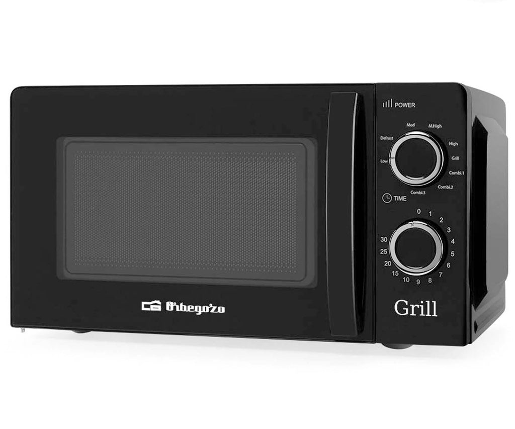 ORBEGOZO MIG2131 BLACK / MICROONDAS CON GRILL 700W 20L