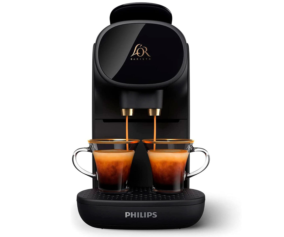 PHILIPS L'OR BARISTA NEGRA CAFETERA DE CÁPSULAS L'OR DOBLE CARGA AUTOMÁTICA - detalle