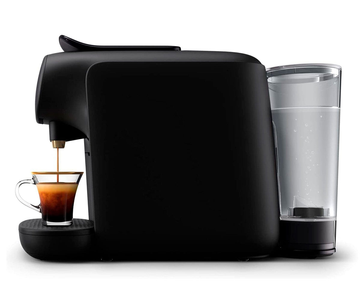 PHILIPS L'OR BARISTA NEGRA CAFETERA DE CÁPSULAS L'OR DOBLE CARGA AUTOMÁTICA - detalle