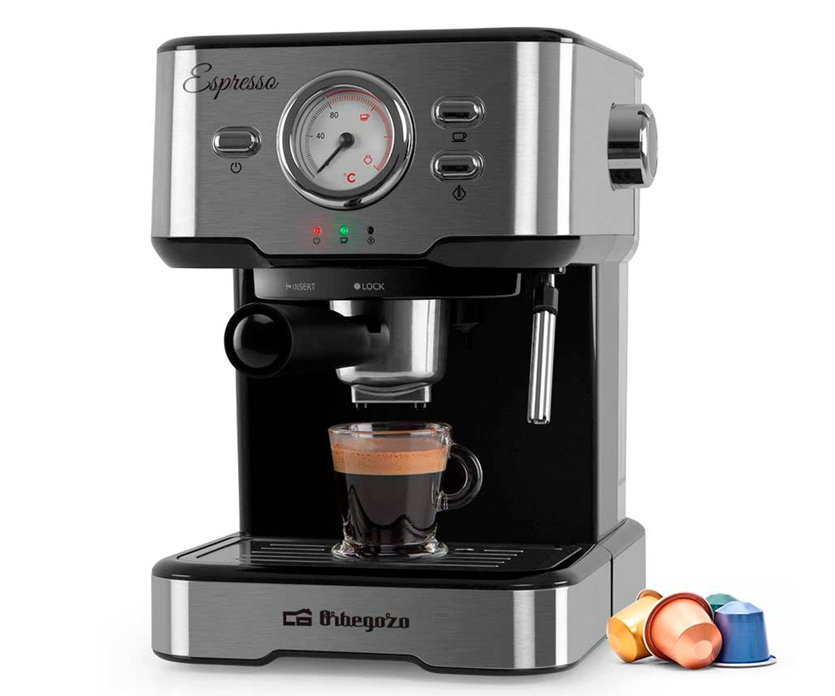 ORBEGOZO EX 5500 INOX / CAFETERA EXPRESSO Y DE CÁPSULAS NESPRESSO