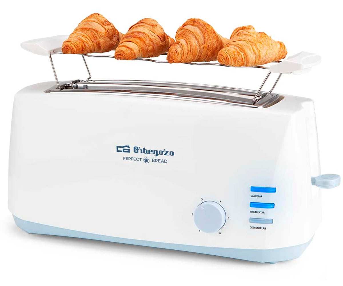 ORBEGOZO TO 4500 WHITE / TOSTADOR DE PAN PARA 2 REBANADAS - detalle