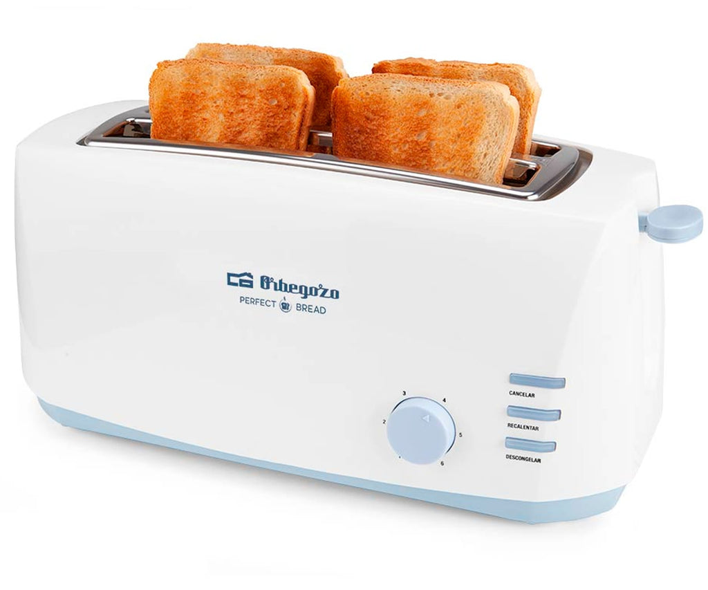 ORBEGOZO TO 4500 WHITE / TOSTADOR DE PAN PARA 2 REBANADAS - detalle