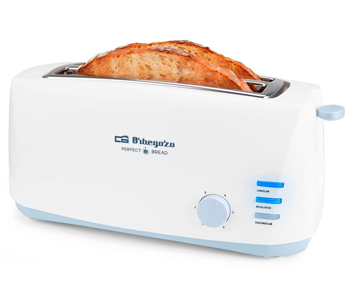 ORBEGOZO TO 4500 WHITE / TOSTADOR DE PAN PARA 2 REBANADAS - detalle