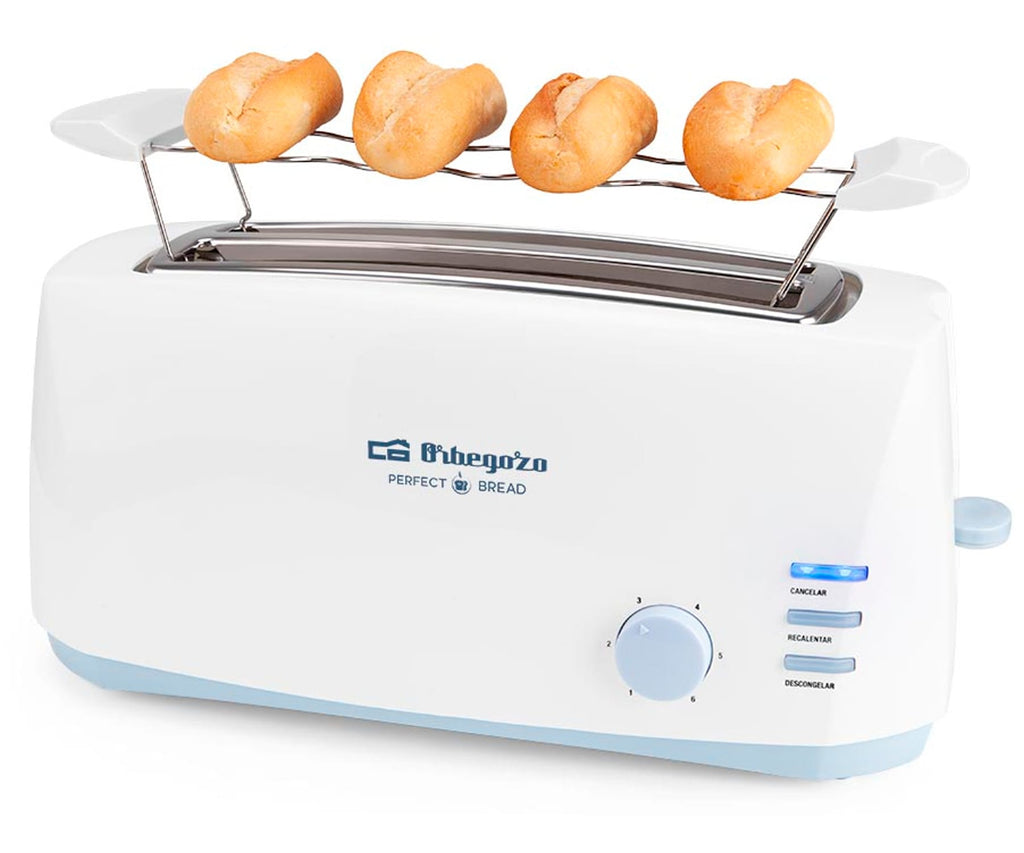 ORBEGOZO TO 4500 WHITE / TOSTADOR DE PAN PARA 2 REBANADAS