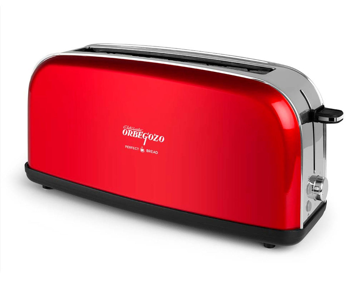 ORBEGOZO TOV 6200 VINTAGE RED / TOSTADOR DE PAN PARA 1 REBANADA LARGA