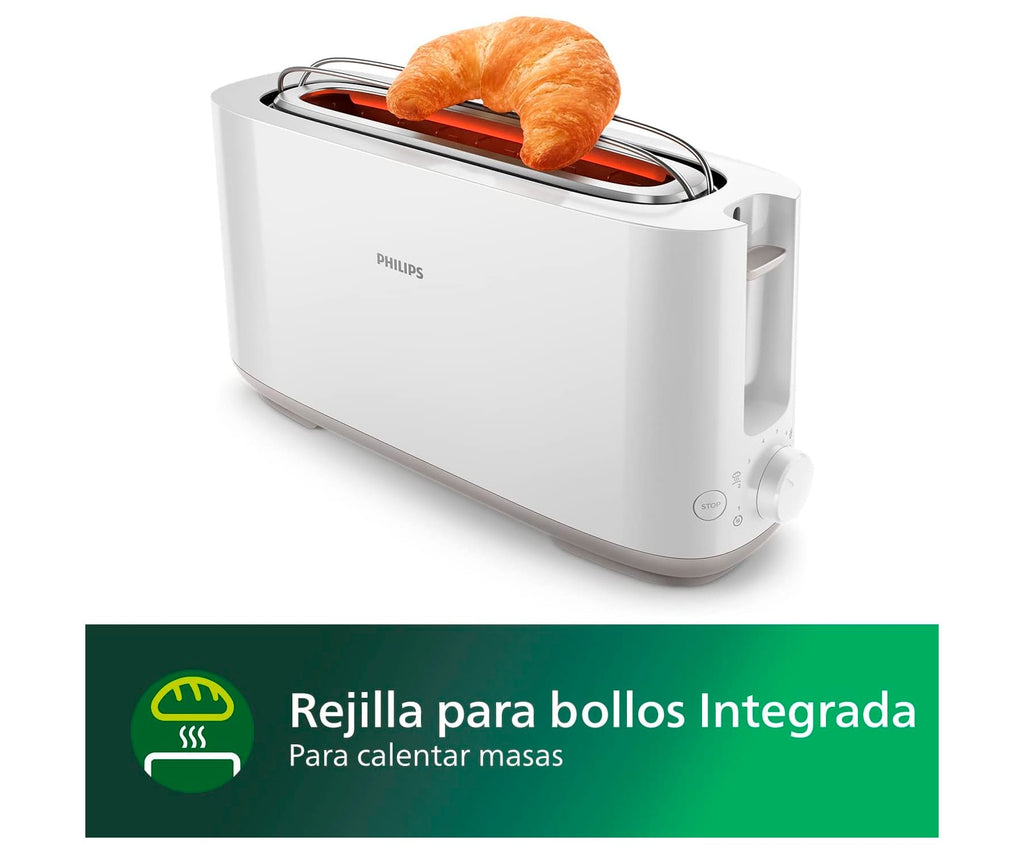 PHILIPS DAILY COLLECTION / TOSTADOR DE PAN PARA 1 REBANADA LARGA - detalle