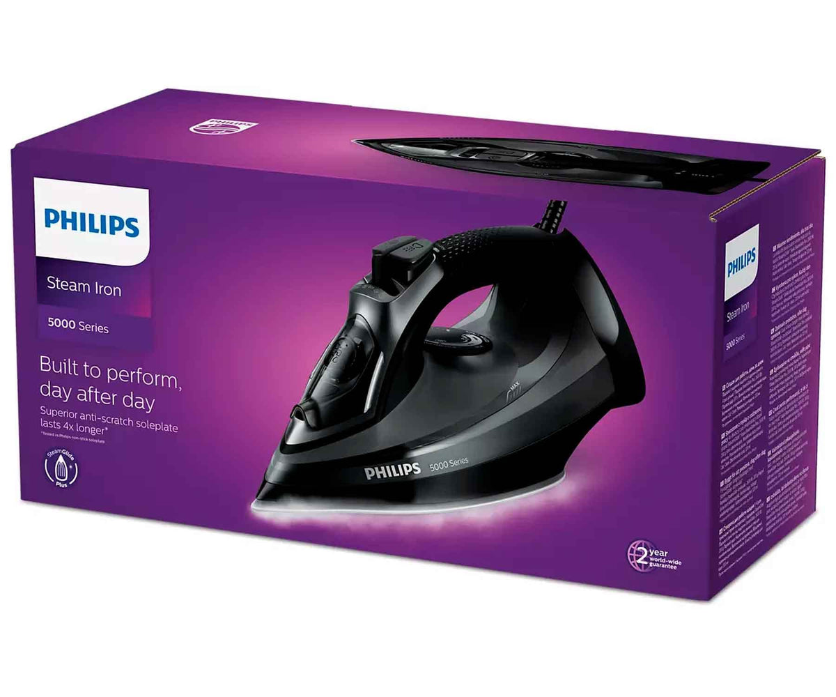 PHILIPS DST5040/80 NEGRA / PLANCHA DE VAPOR DE 2600W - detalle
