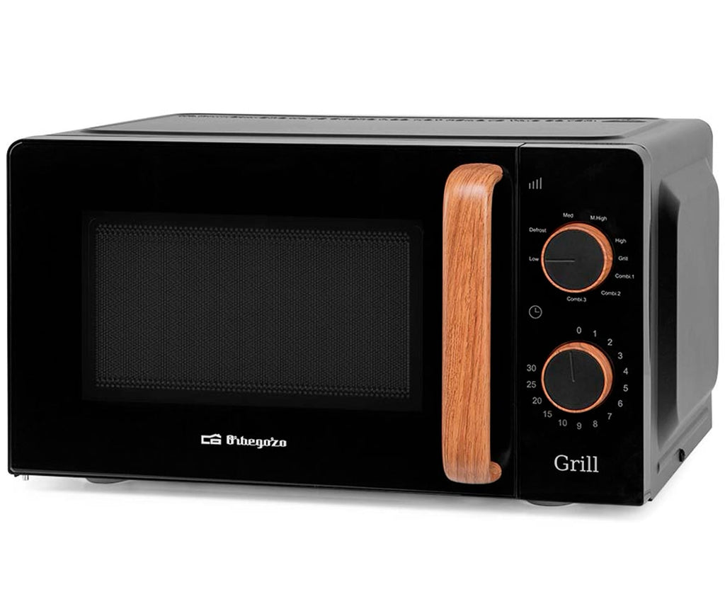 ORBEGOZO MI 2140 BLACK / MICROONDAS CON GRILL DE 700W CON 20 LITROS - detalle