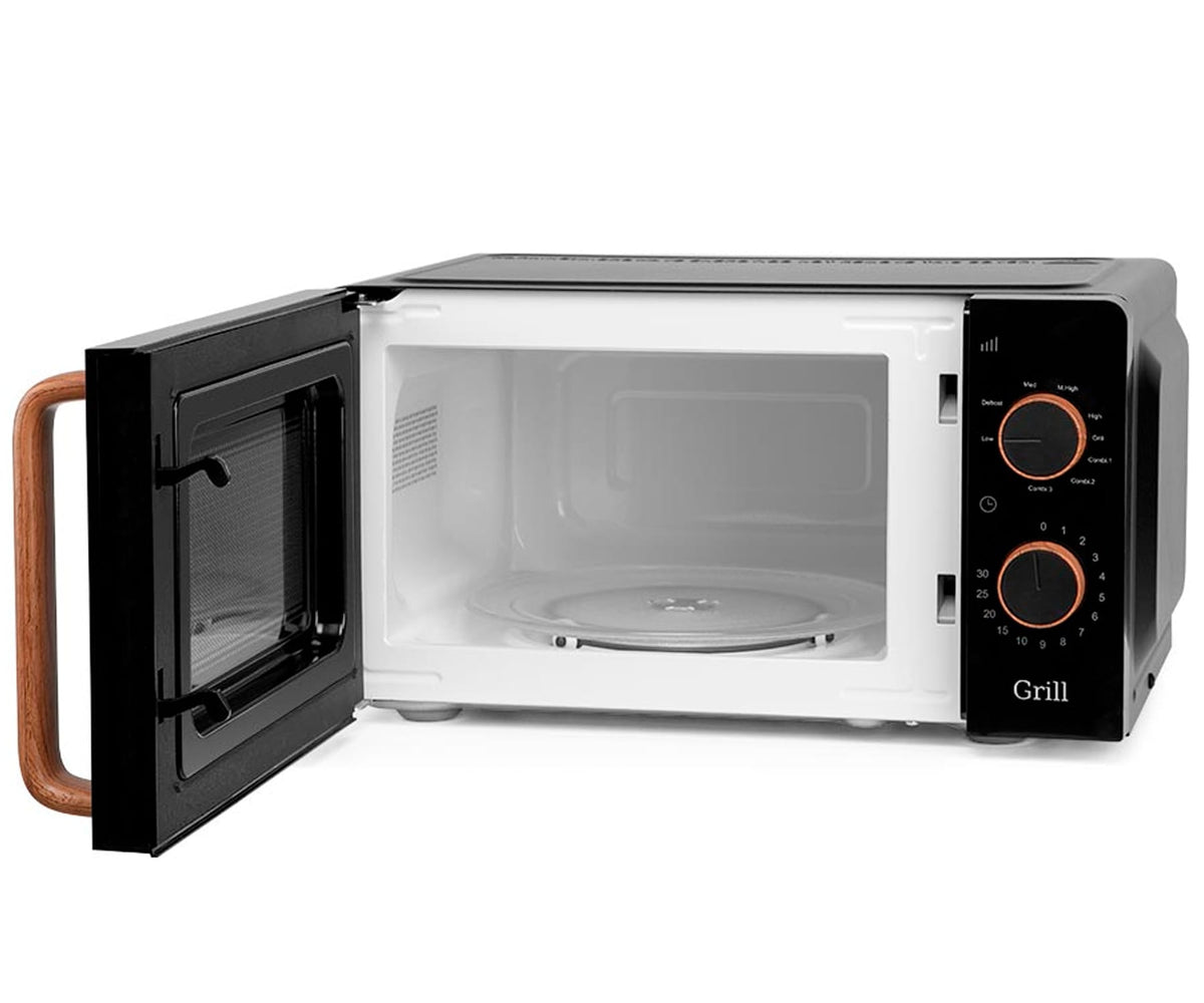 ORBEGOZO MI 2140 BLACK / MICROONDAS CON GRILL DE 700W CON 20 LITROS - detalle