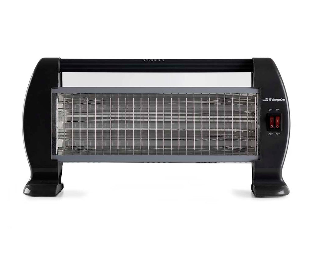 ORBEGOZO BP 0206 BLANCA / ESTUFA DE CUARZO 1200W - detalle