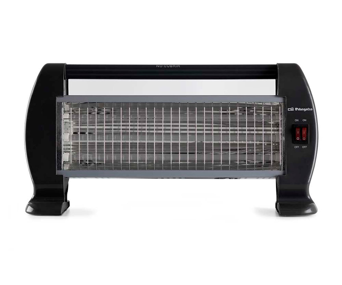 ORBEGOZO BP 0206 BLANCA / ESTUFA DE CUARZO 1200W - detalle