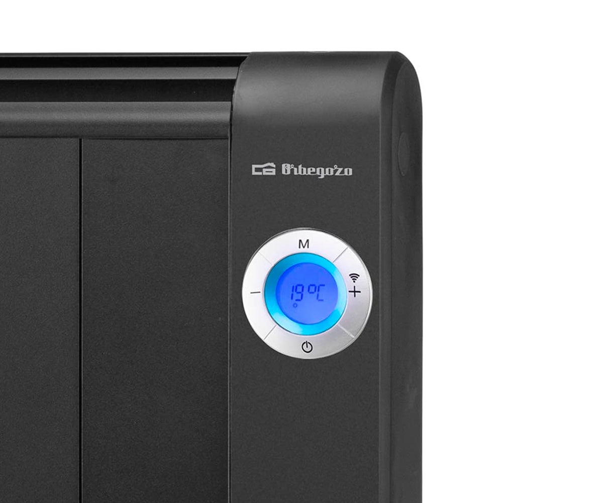 ORBEGOZO RRW 1805 NEGRO / RADIADOR EMISOR TÉRMICO WIFI 1800W - detalle