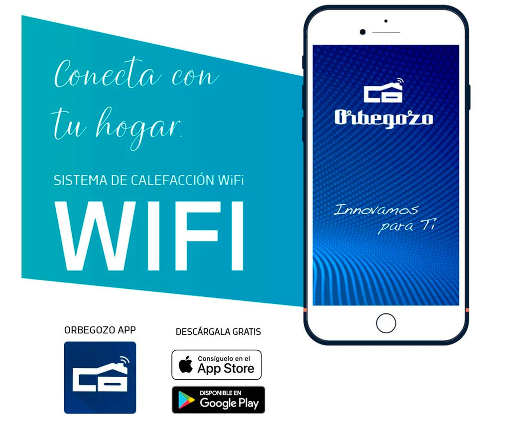 ORBEGOZO RRW 1805 NEGRO / RADIADOR EMISOR TÉRMICO WIFI 1800W - detalle