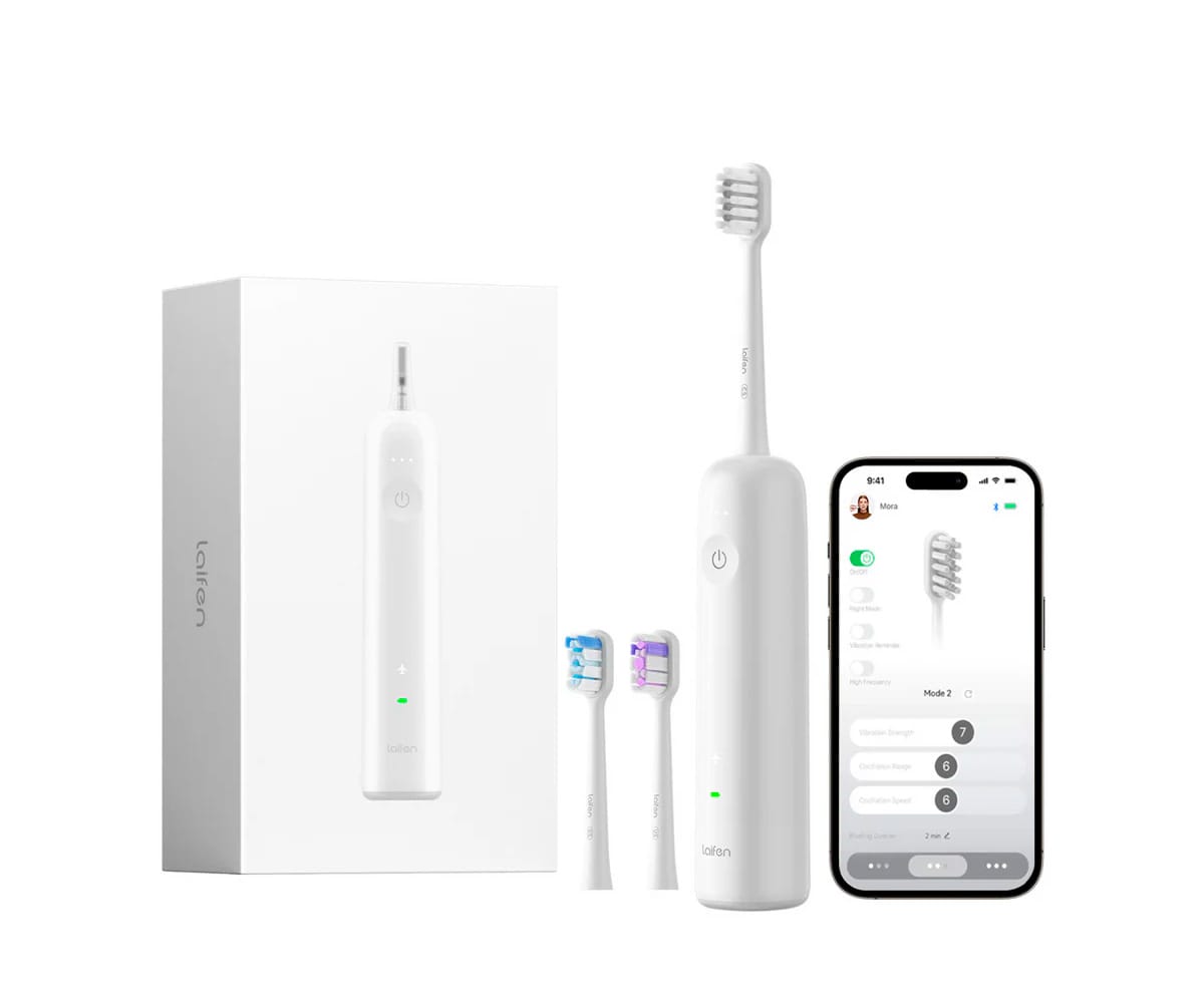 LAIFEN WAVE ABS WHITE / CEPILLO DE DIENTES ELÉCTRICO - detalle