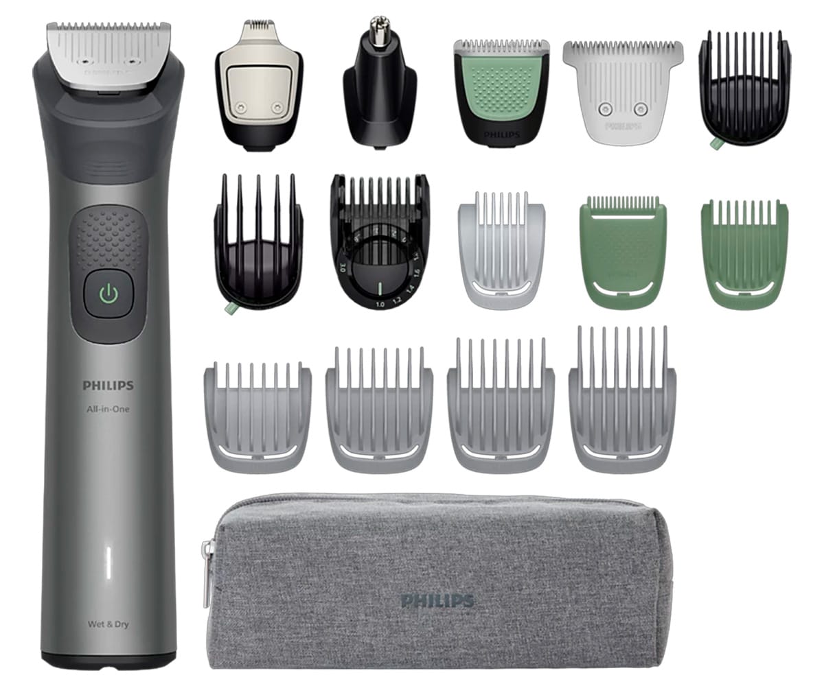 PHILIPS MG7941/15 ALL-IN-ONE TRIMMER 7000 SERIES GRIS CLARO / RECORTADOR 17 EN 1 - detalle