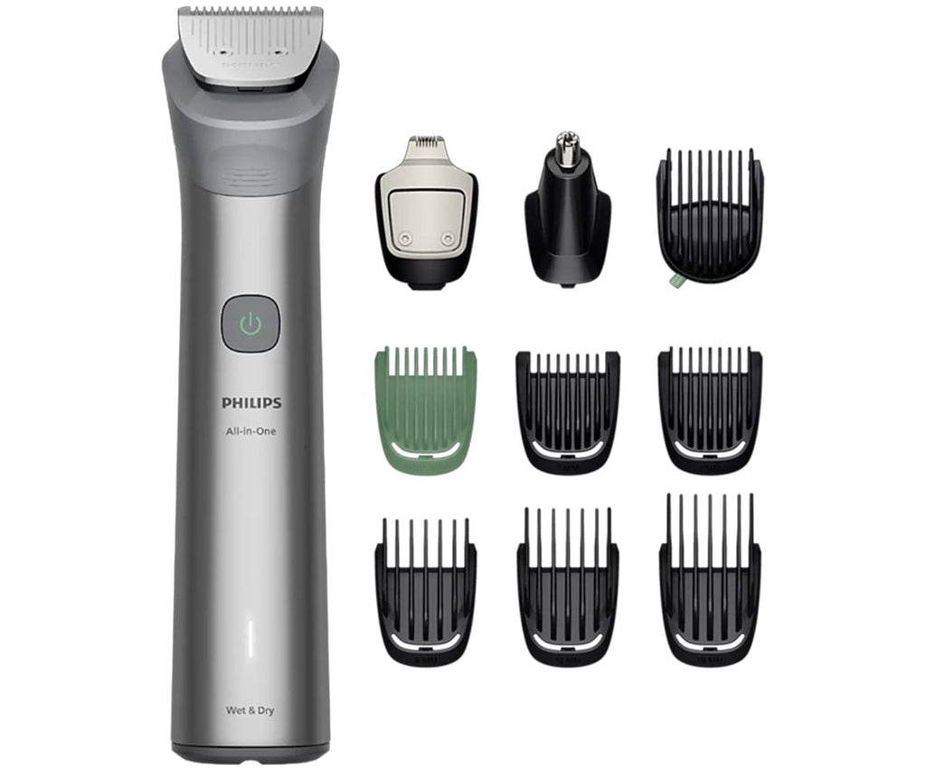 PHILIPS MG5921/15 ALL-IN-ONE TRIMMER 5000 SERIES GRIS CLARO / RECORTADOR 10 EN 1 - detalle