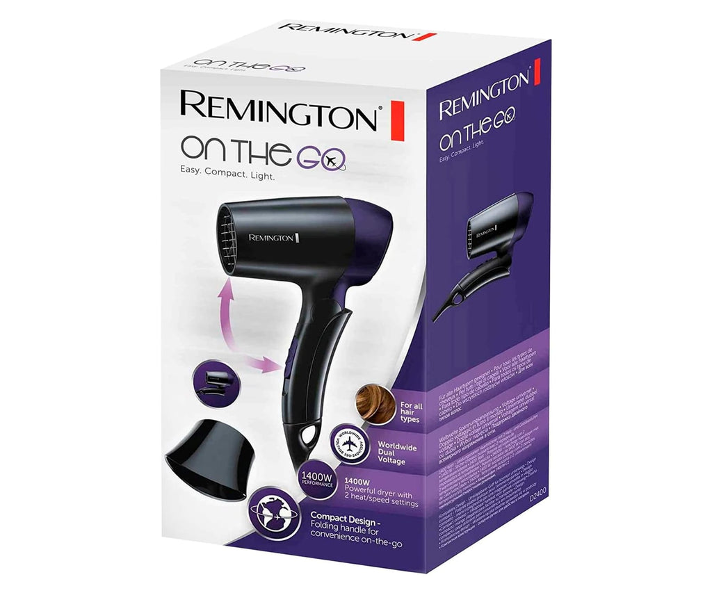 REMINGTON D2400 NEGRO / SECADOR DE VIAJE - detalle