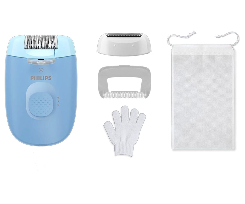 PHILIPS BRE247/00 AZUL / DEPILADORA CON CABLE - detalle