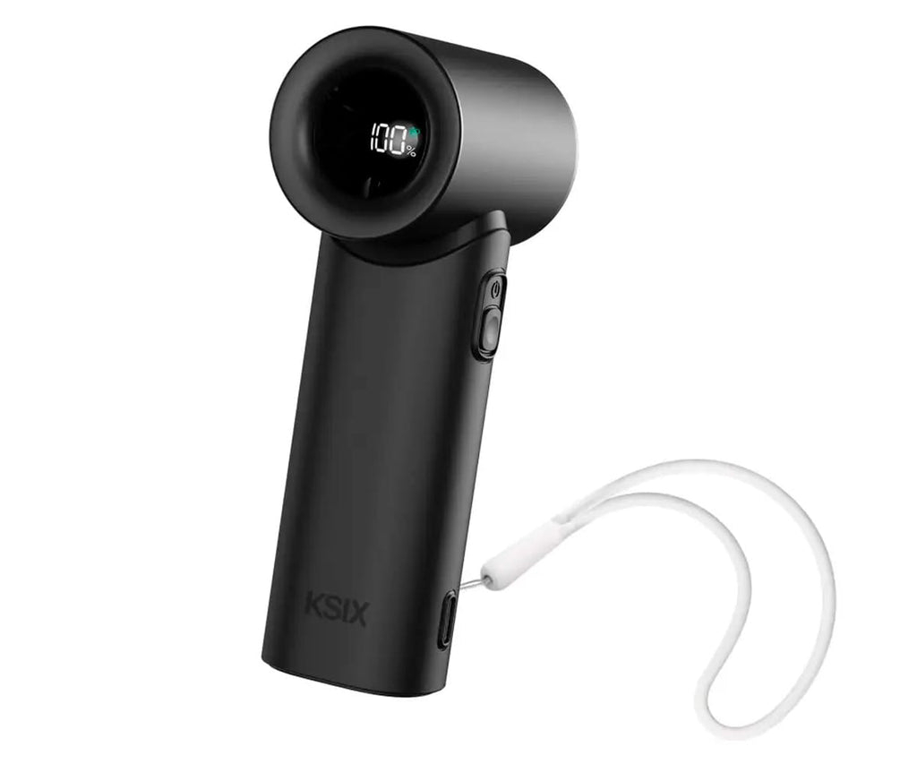 KSIX AIRGO TURBO NEGRO / VENTILADOR PORTÁTIL DE 5 VELOCIDADES - detalle