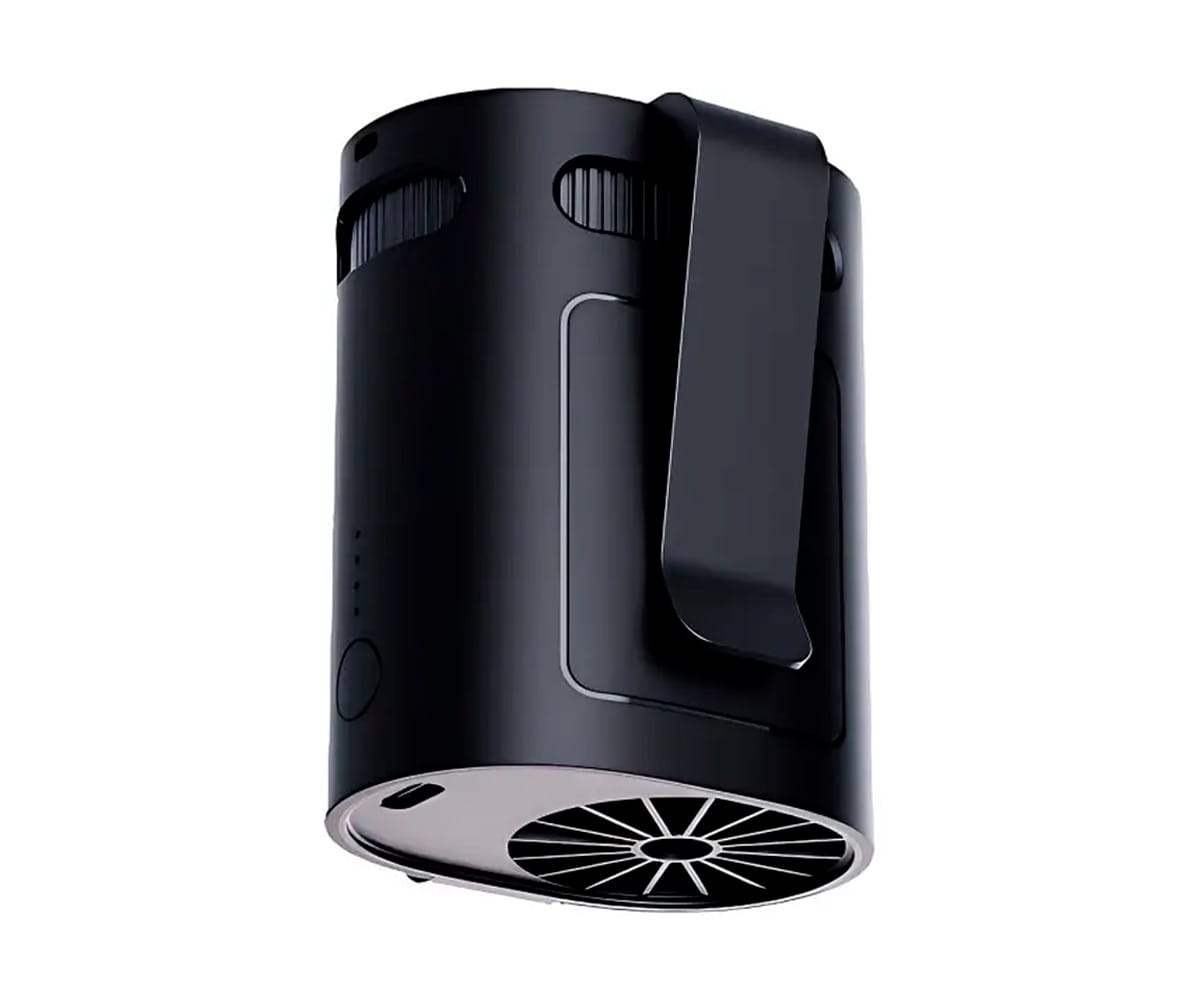 KSIX AIRGO BELT NEGRO / VENTILADOR PORTÁTIL MULTIPOSICIÓN DE 4 VELOCIDADES - detalle