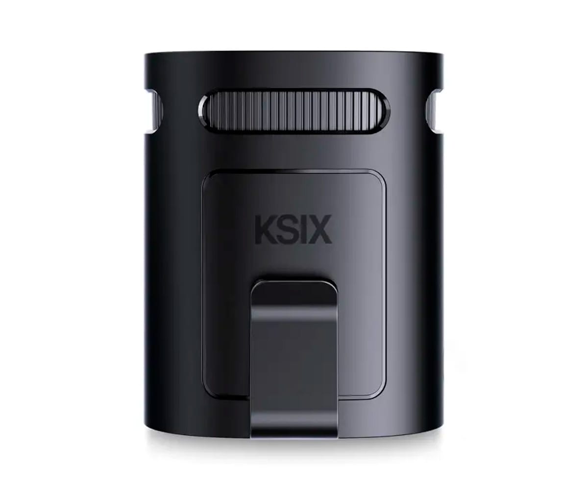 KSIX AIRGO BELT NEGRO / VENTILADOR PORTÁTIL MULTIPOSICIÓN DE 4 VELOCIDADES