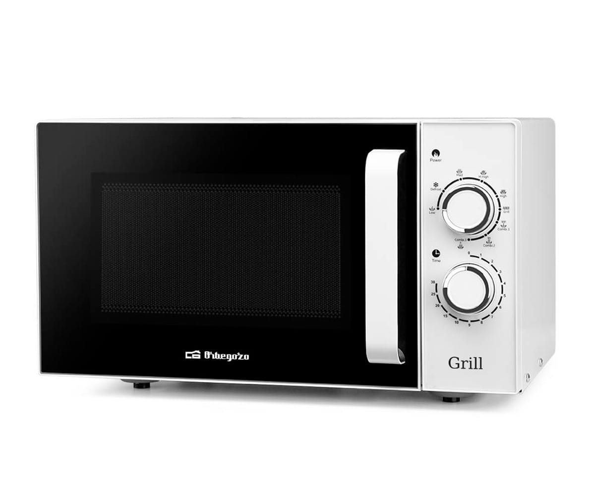 ORBEGOZO MIG 2531 NEGRO Y PLATEADO / MICROONDAS CON GRILL DE 900W - detalle