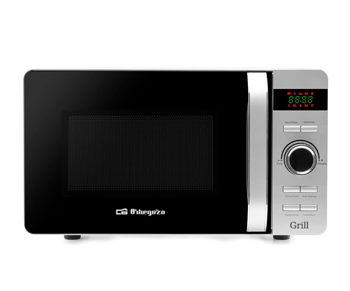 ORBEGOZO MIG 2052 NEGRO Y PLATEADO / MICROONDAS CON GRILL DE 700W