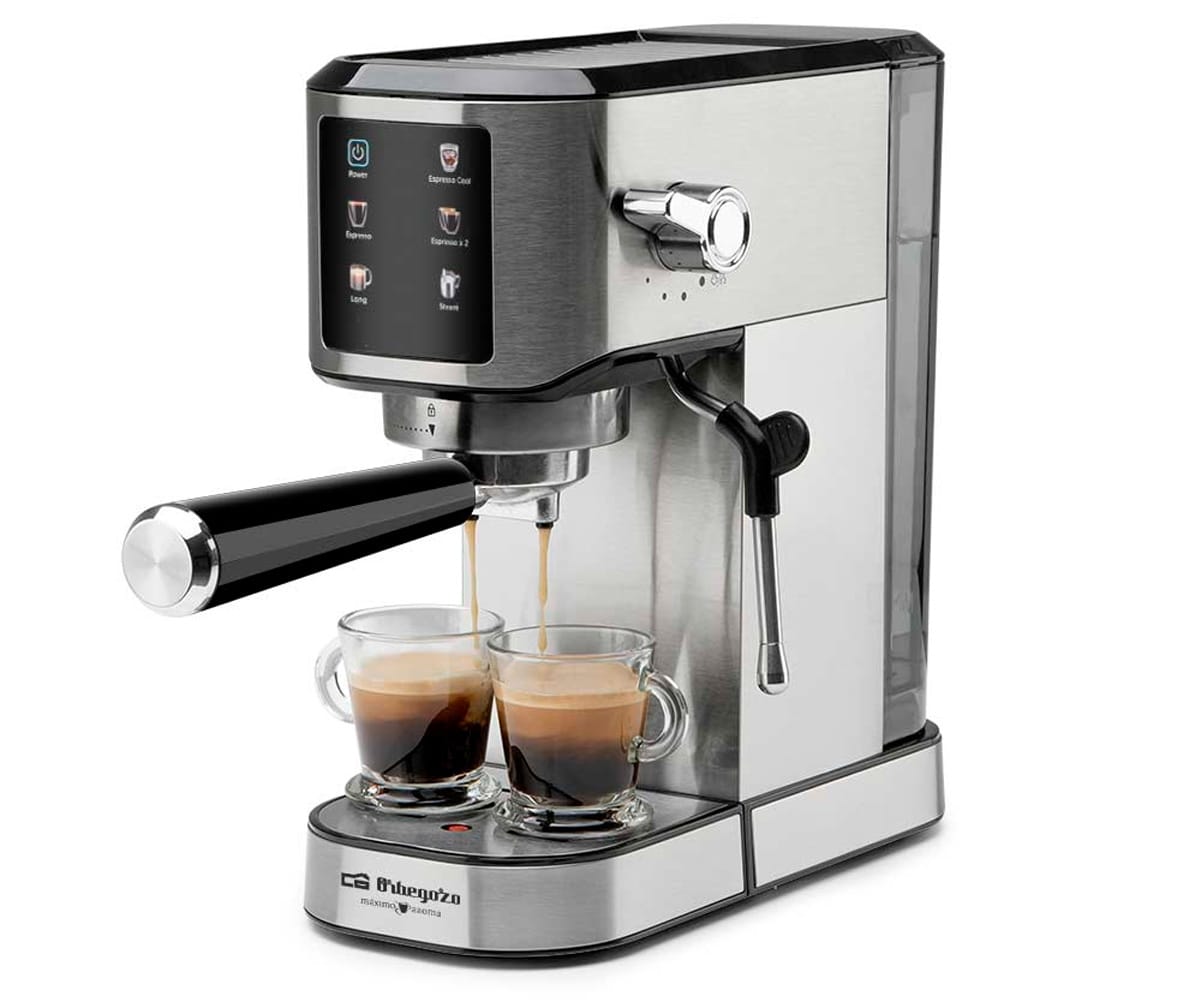 ORBEGOZO EX 7000 ACERO INOXIDABLE / CAFETERA ESPRESSO - detalle