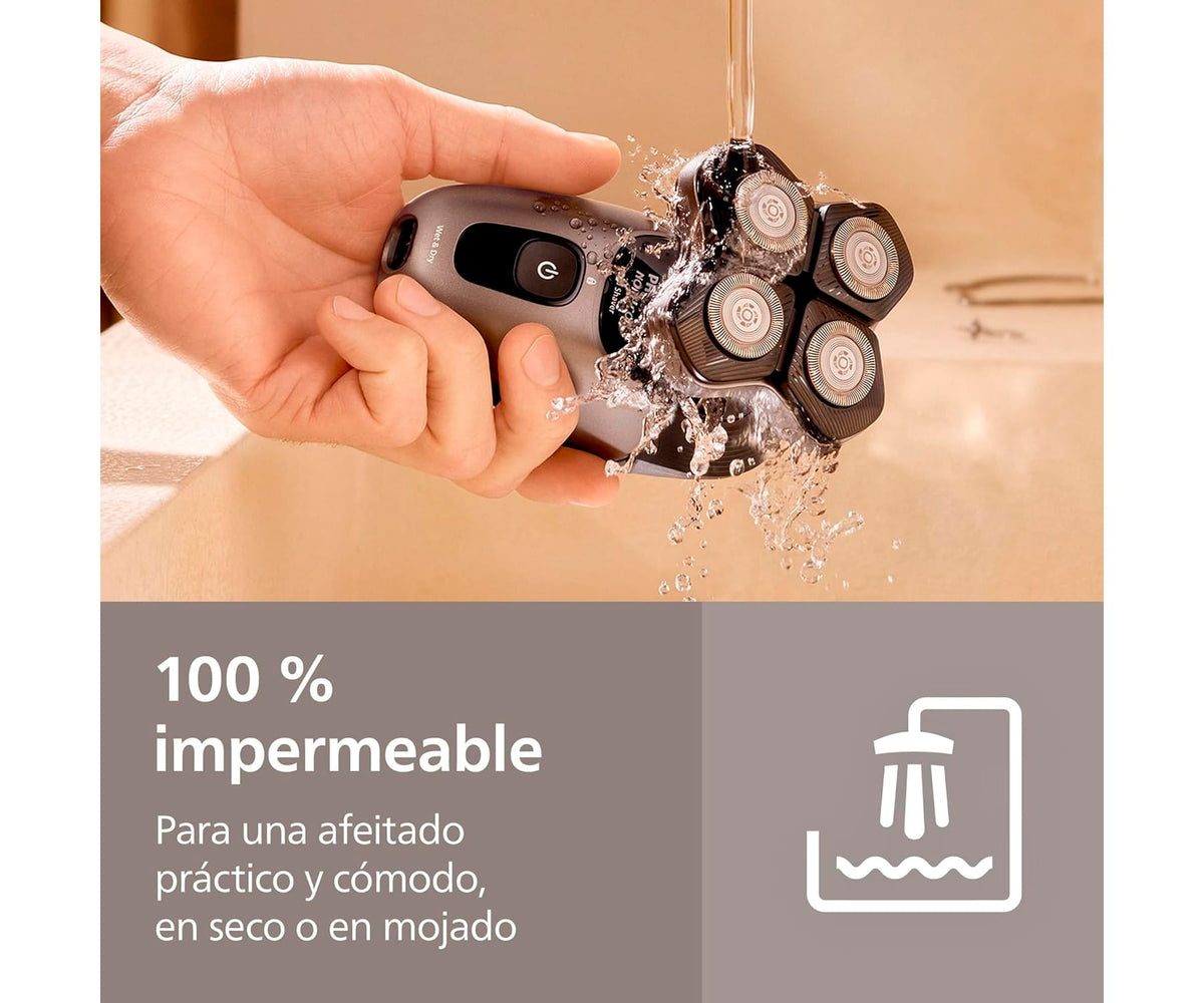 PHILIPS HEAD SHAVER PRO 7000 SERIES NEGRO / AFEITADORA ADVANCED CON 90 MINUTOS DE FUNCIONAMIENTO - detalle