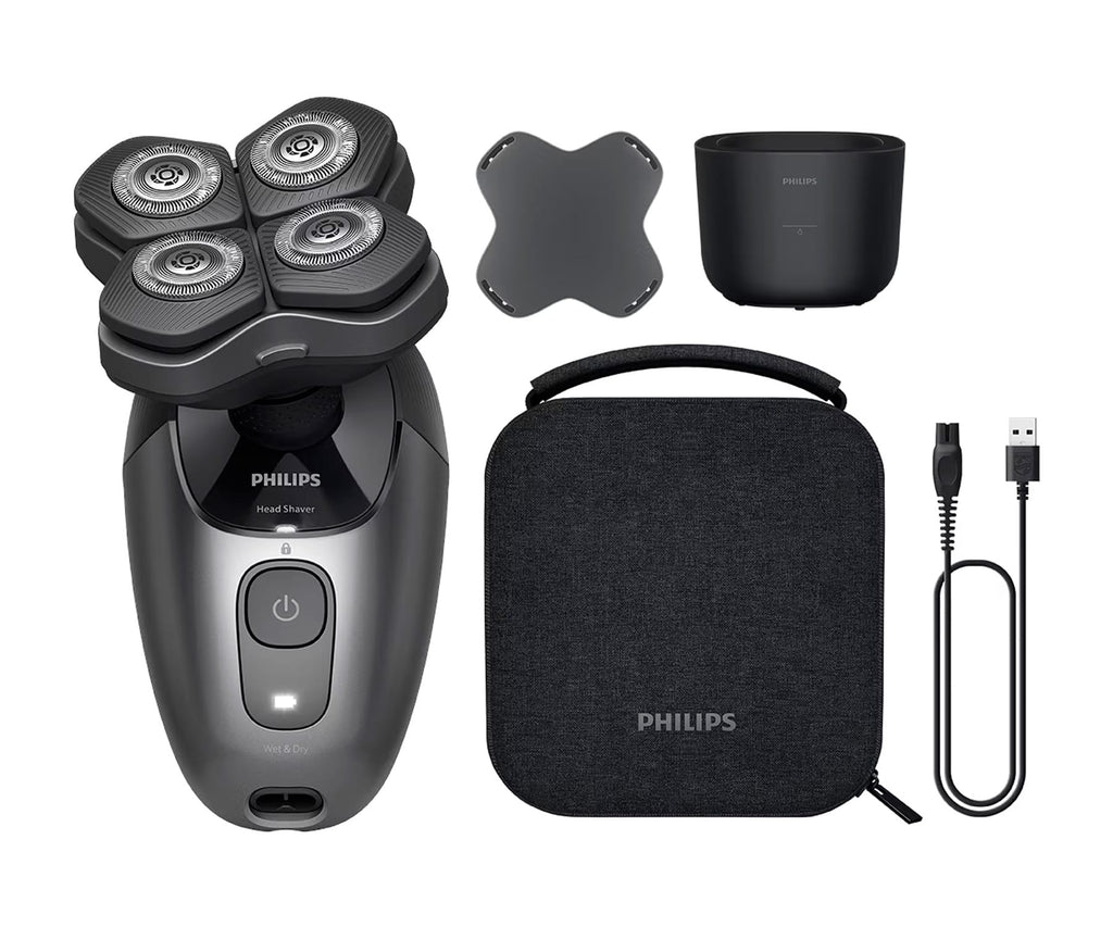 PHILIPS HEAD SHAVER PRO 7000 SERIES NEGRO / AFEITADORA ADVANCED CON 90 MINUTOS DE FUNCIONAMIENTO - detalle