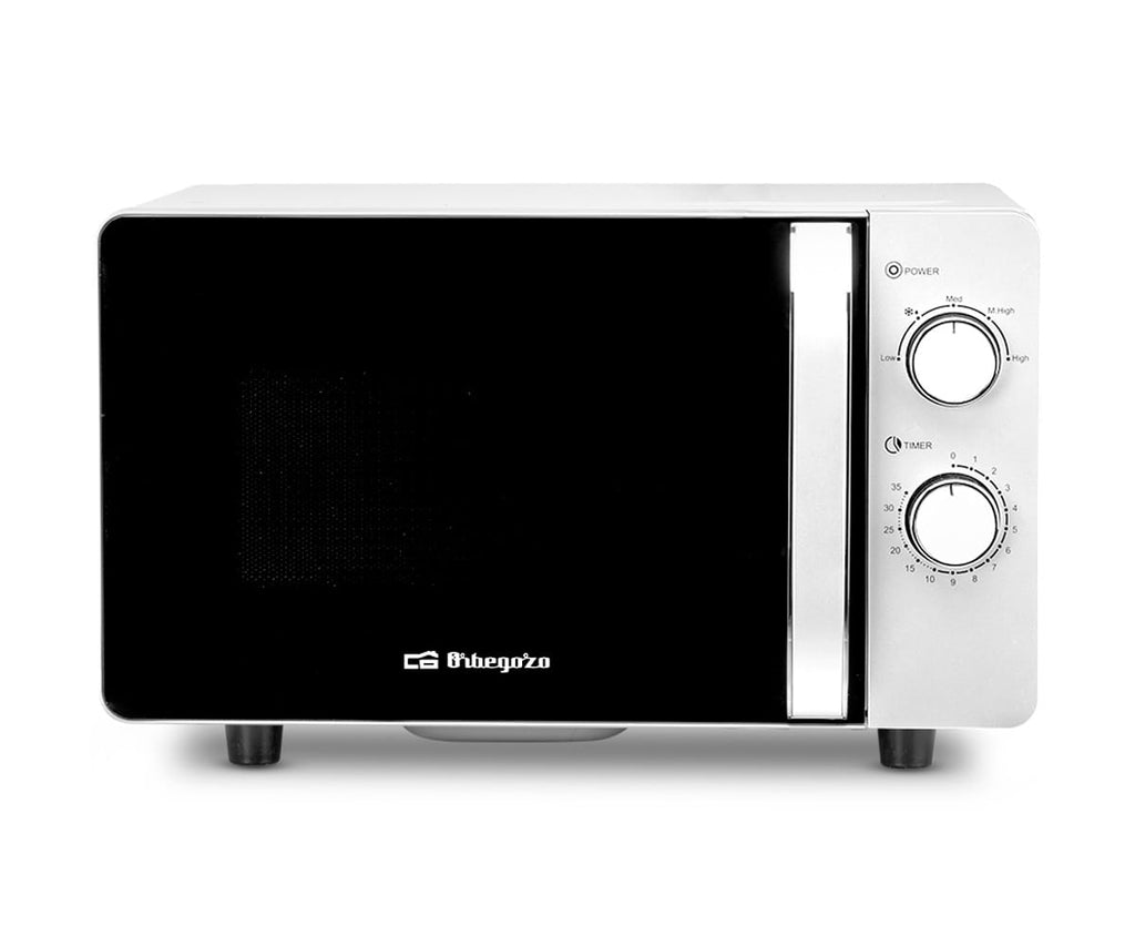 ORBEGOZO MI 2060 CE NEGRO Y PLATEADO / MICROONDAS SIN PLATO GIRATORIO / 700 W