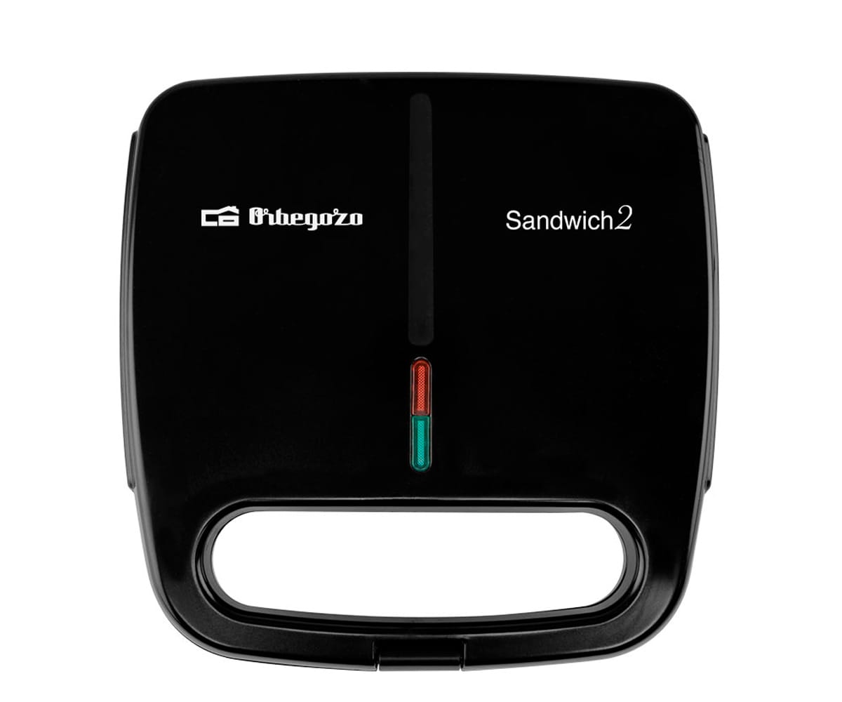 ORBEGOZO SW 4910 NEGRA / SANDWICHERA 700-800 W - detalle