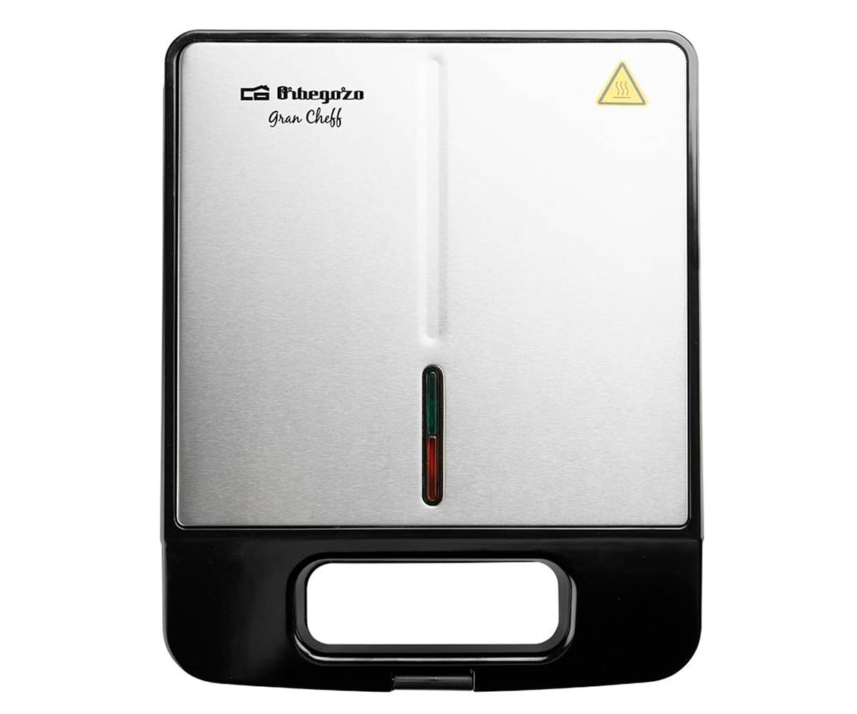 ORBEGOZO SW 7150 NEGRA / SANDWICHERA 1400W - detalle