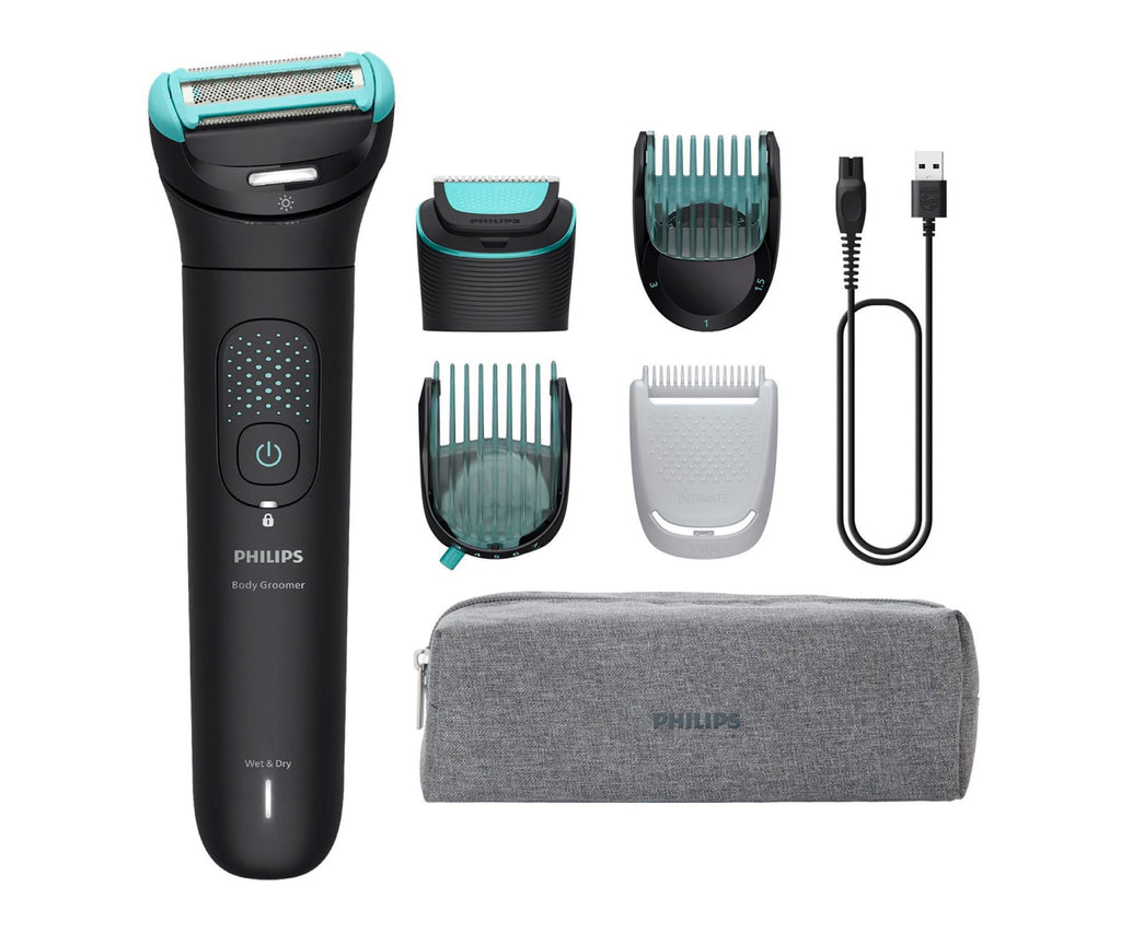 PHILIPS BODY GROOMER 7000 SERIES NEGRO / RECORTADORA DE BARBA Y CUERPO