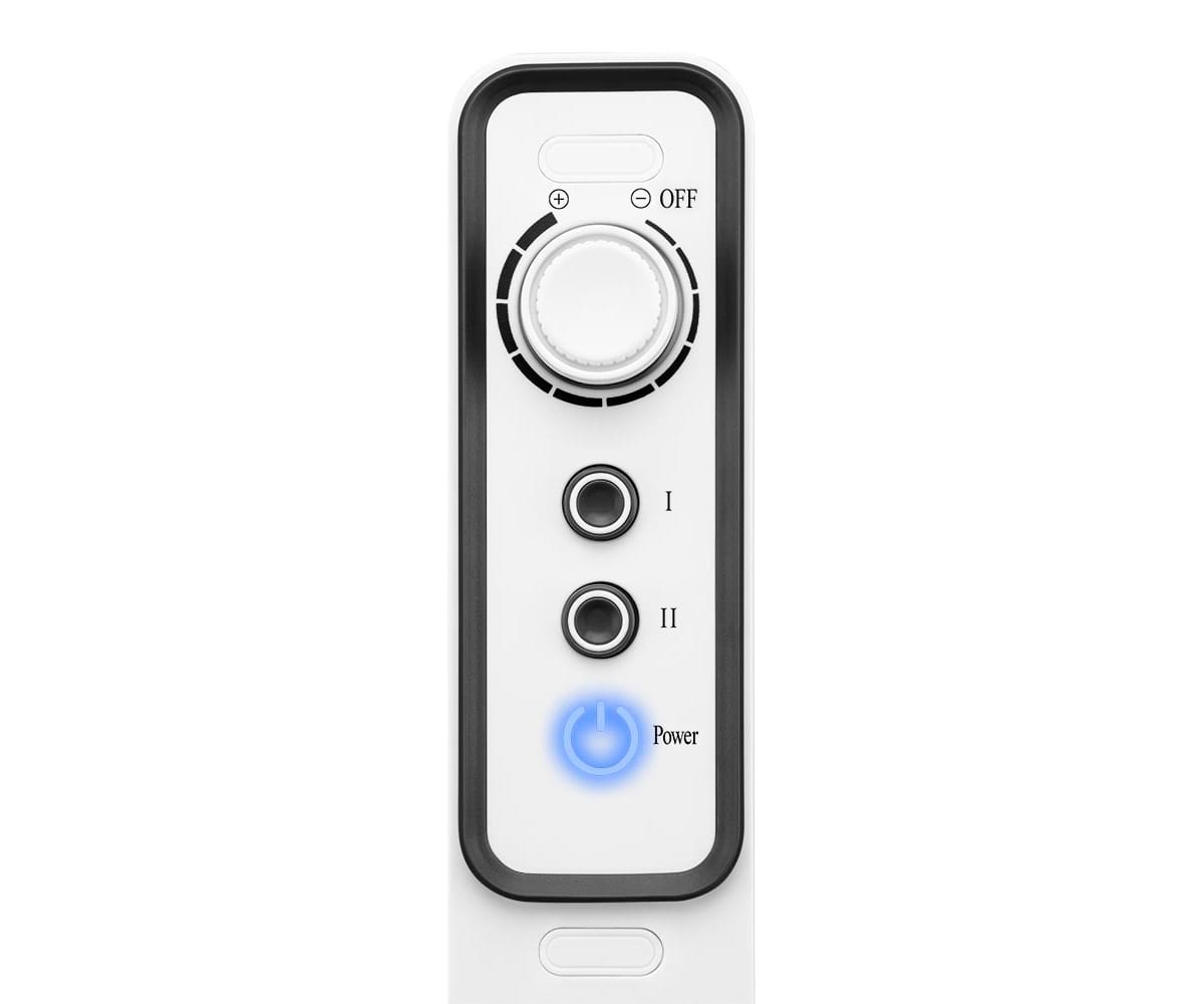 ORBEGOZO RMN 2500 BLANCO / RADIADOR DE MICA 2500W / 2 POTENCIAS DE CALOR / RUEDAS - detalle