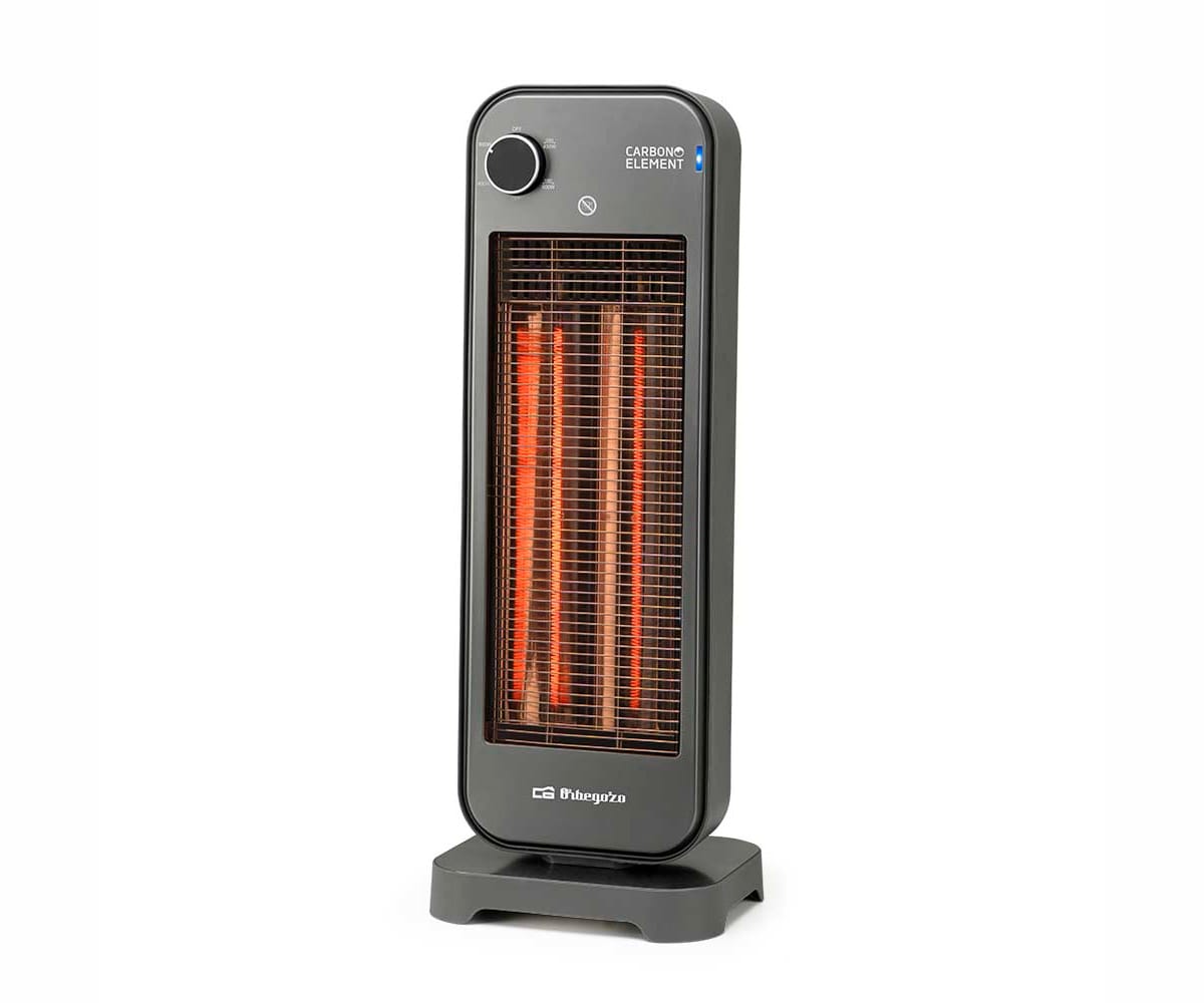 ORBEGOZO BP 7000 CARBONO GRIS / ESTUFA DE CARBONO 900W