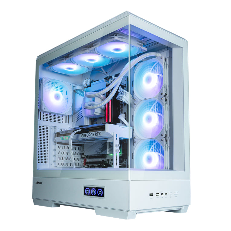 Zalman P50 DS White Midi Tower Blanco