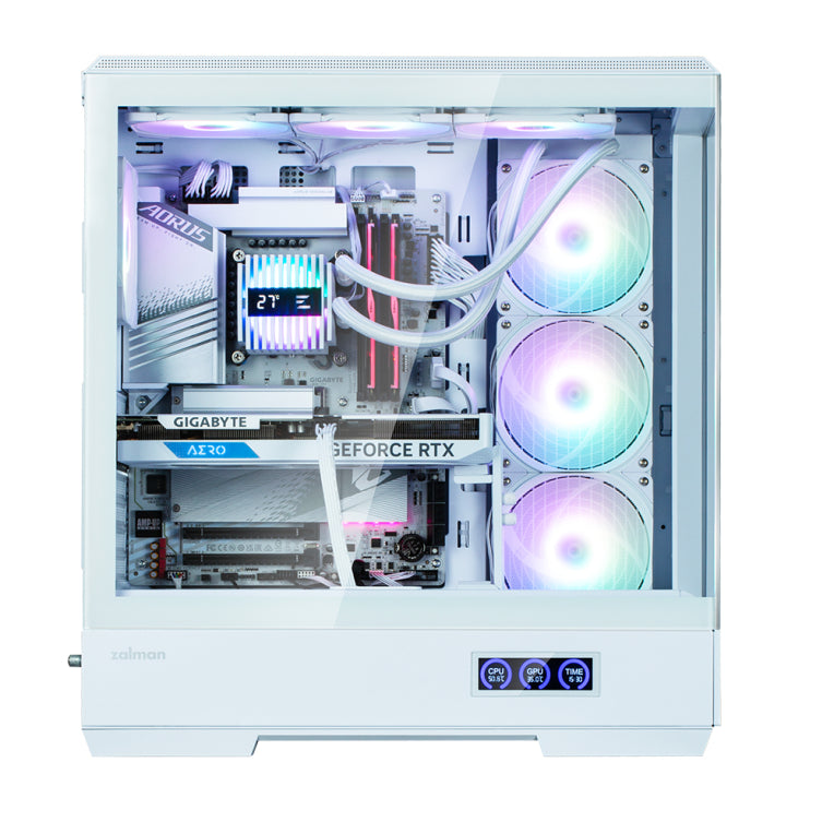 Zalman P50 DS White Midi Tower Blanco