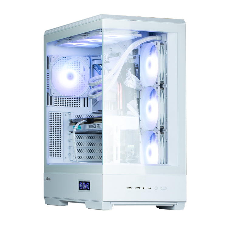Zalman P50 DS White Midi Tower Blanco