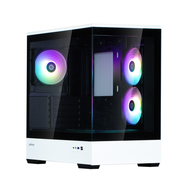 Zalman P30 BW carcasa de ordenador Mini Tower Negro