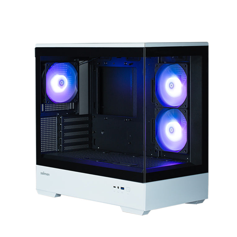 Zalman P30 BW carcasa de ordenador Mini Tower Negro